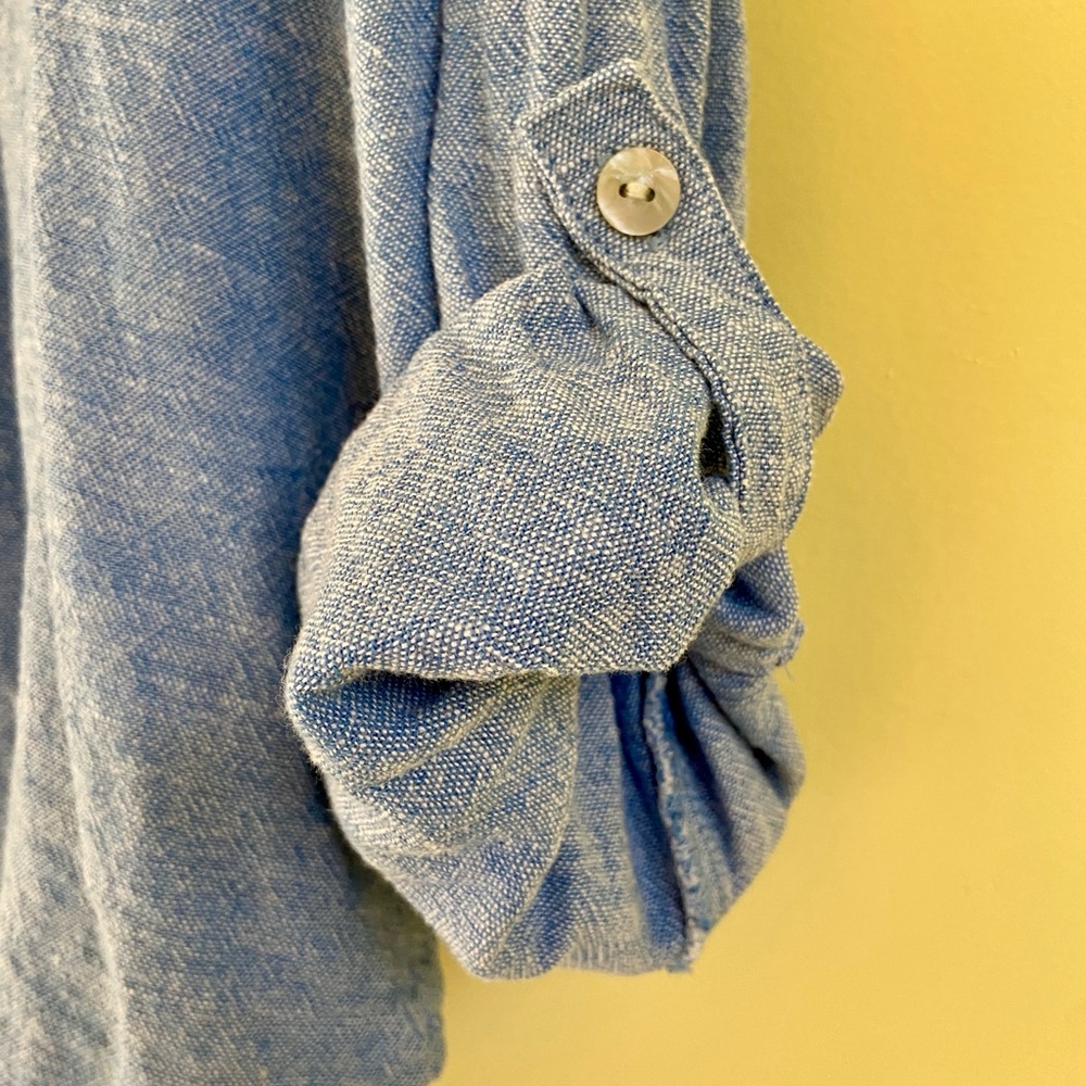 Orvis Linen Blend Button Down - Picture 7 of 10
